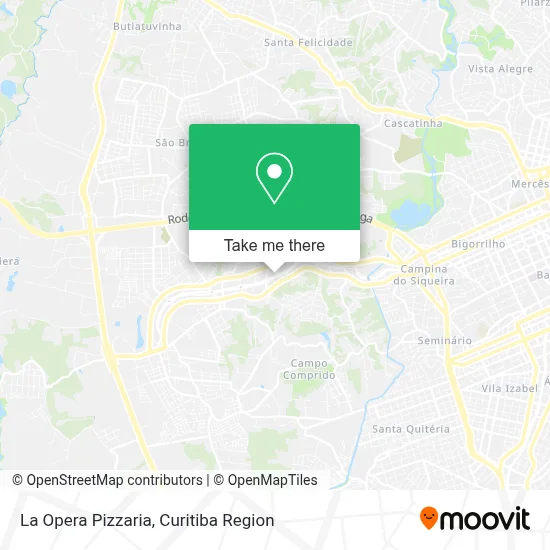 La Opera Pizzaria map