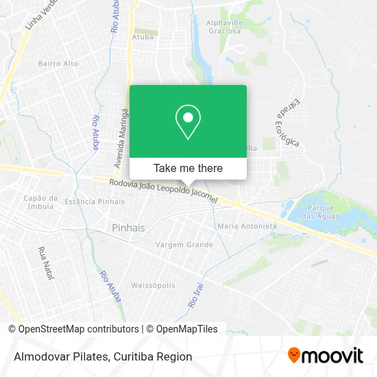 Almodovar Pilates map