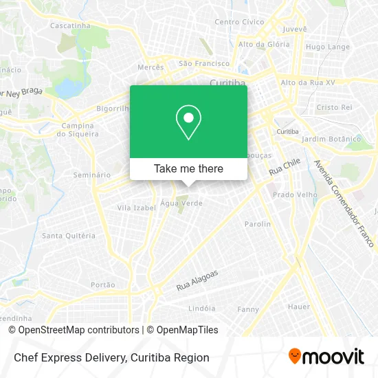 Chef Express Delivery map