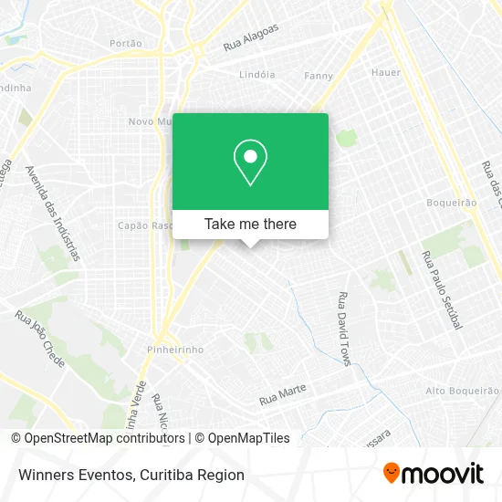 Winners Eventos map