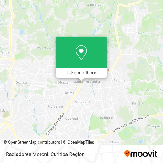 Radiadores Moroni map