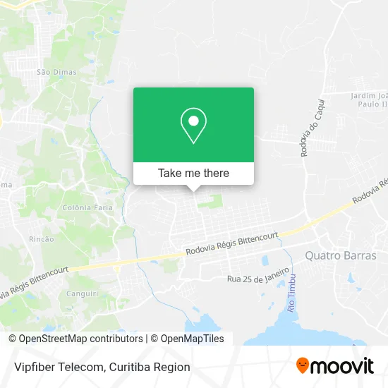 Vipfiber Telecom map