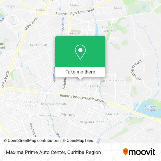 Maxima Prime Auto Center map