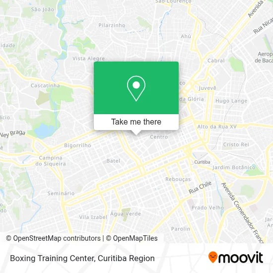 Boxing Training Center map