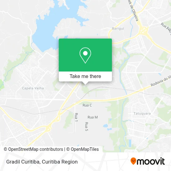 Gradil Curitiba map