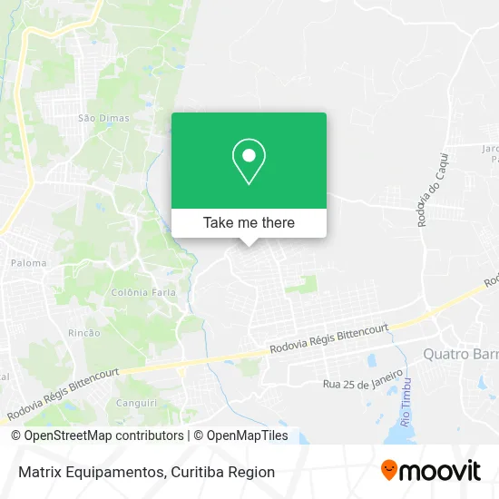 Matrix Equipamentos map
