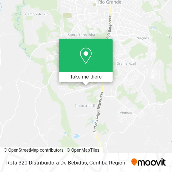 Rota 320 Distribuidora De Bebidas map