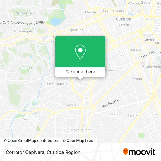 Corretor Capivara map