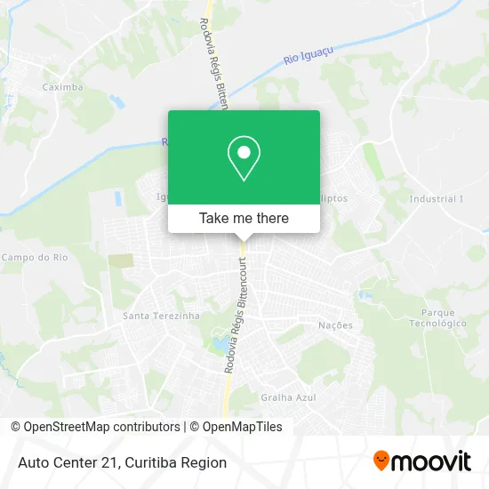 Auto Center 21 map