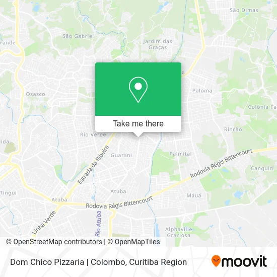 Dom Chico Pizzaria | Colombo map