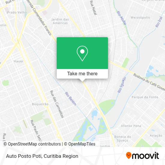 Auto Posto Poti map