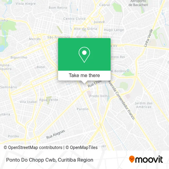 Ponto Do Chopp Cwb map