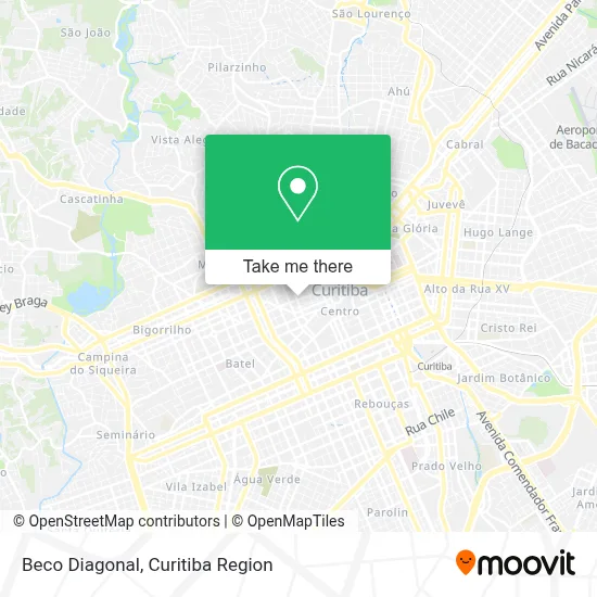 Beco Diagonal map