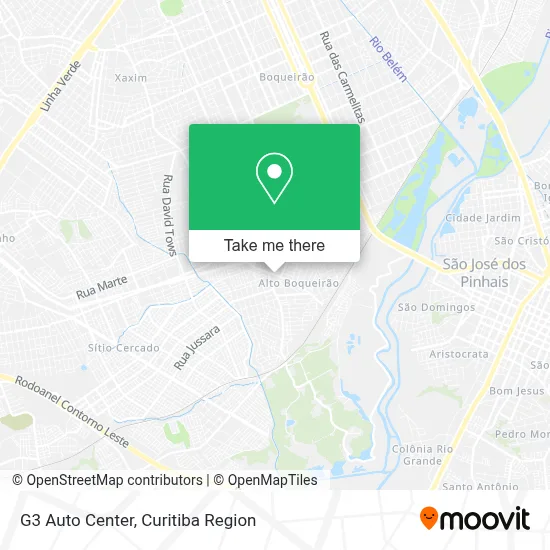 G3 Auto Center map