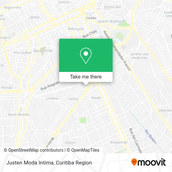 Justen Moda Intima map