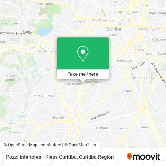 Pozzi Interiores - Kless Curitiba map