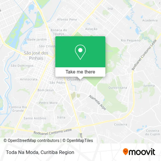 Toda Na Moda map