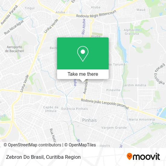 Zebron Do Brasil map