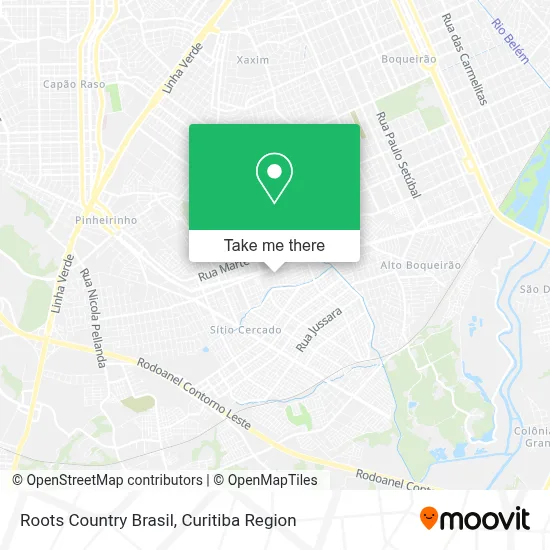 Roots Country Brasil map