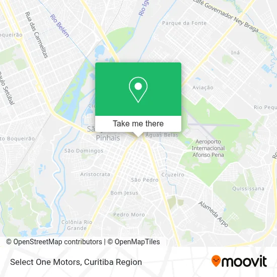 Select One Motors map