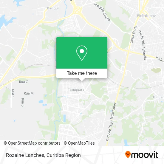 Rozaine Lanches map