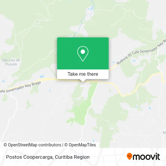 Postos Coopercarga map