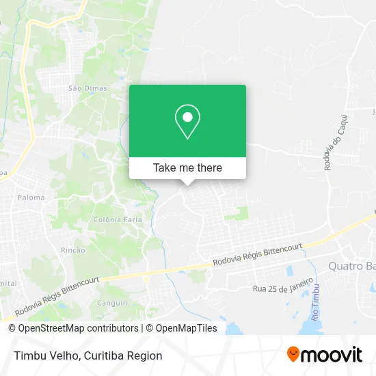 Timbu Velho map