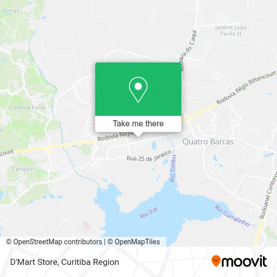 D'Mart Store map