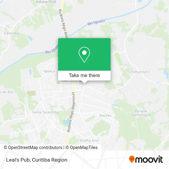 Leal's Pub map