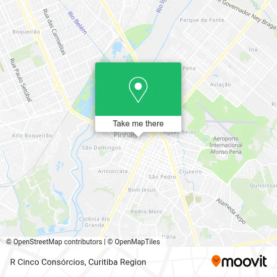 R Cinco Consórcios map