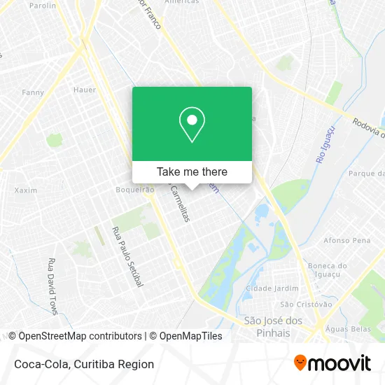 Coca-Cola map