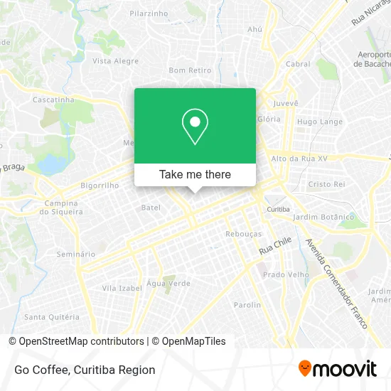 Go Coffee map