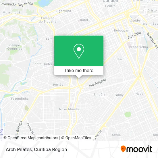 Arch Pilates map