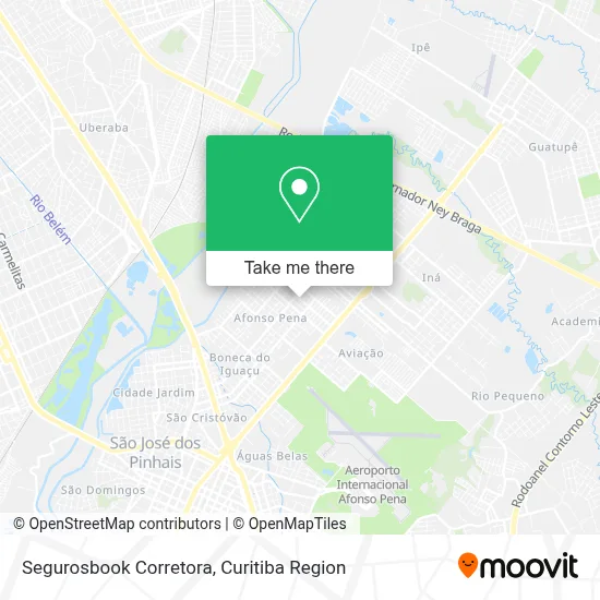 Segurosbook Corretora map