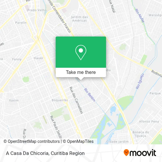 A Casa Da Chicoria map