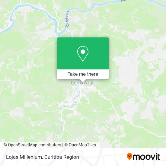 Lojas Millenium map