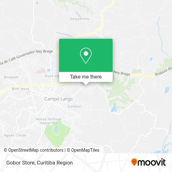 Gobor Store map