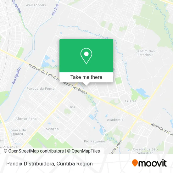 Pandix Distribuidora map
