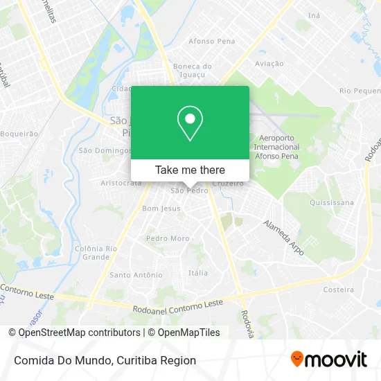 Comida Do Mundo map