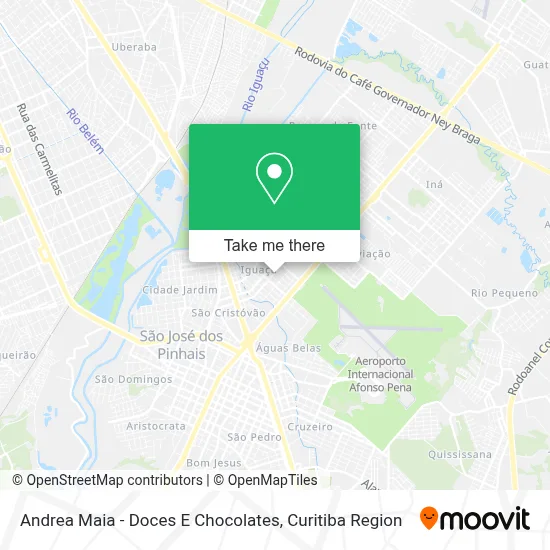 Andrea Maia - Doces E Chocolates map