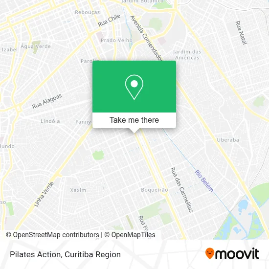 Pilates Action map