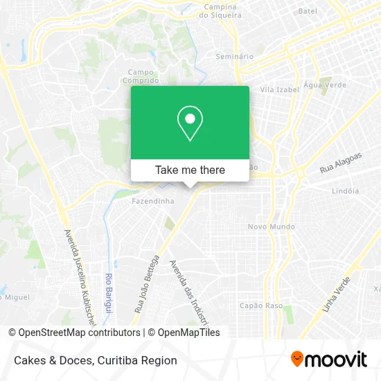 Cakes & Doces map