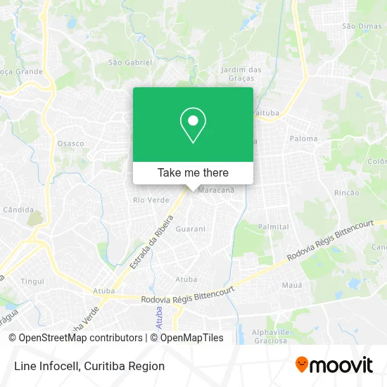 Line Infocell map