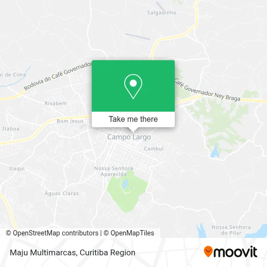 Maju Multimarcas map