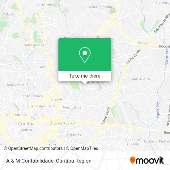 A & M Contabilidade map