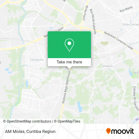 AM Molas map