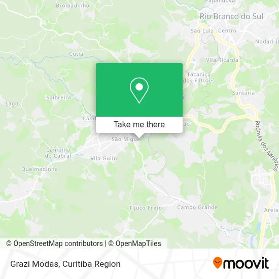 Grazi Modas map