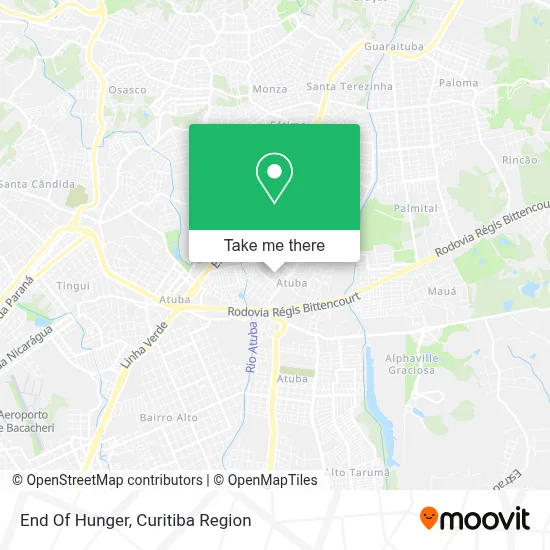 End Of Hunger map