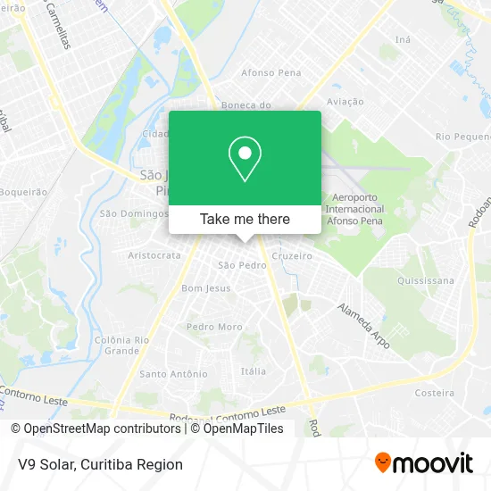 V9 Solar map