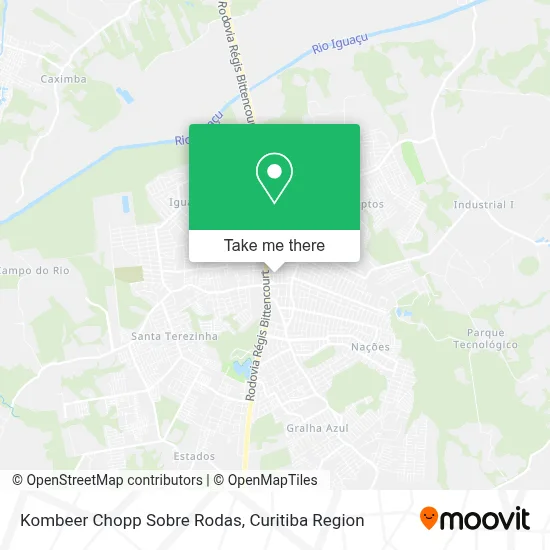 Kombeer Chopp Sobre Rodas map